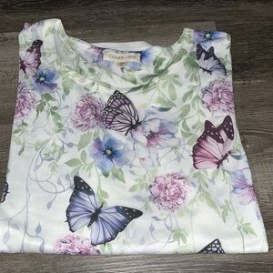💜Butterfly  top Women’s XXL
